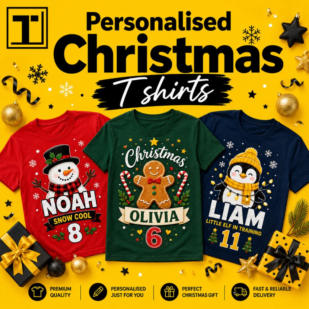 Personalised Christmas T shirts