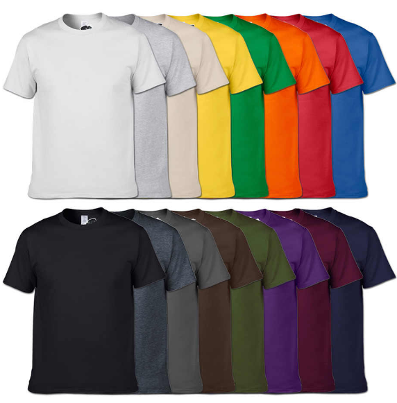 T LOT - Premium Multi-Colour Unisex Plain T Shirts - T LOT