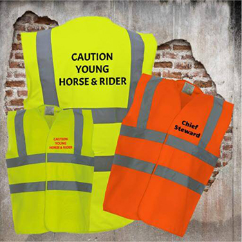 Personalised hi vis for different colour