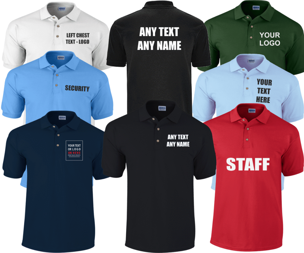 Personalised Work Polo Shirts