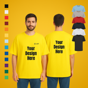 Oversize T shirt printing