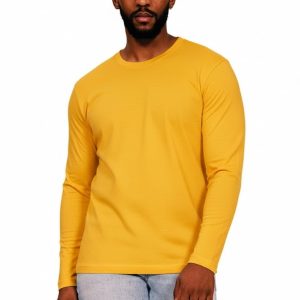 Yellow Long Sleeve T shirt Printing
