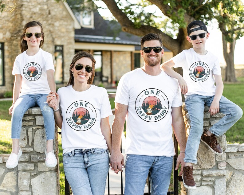 Personalised Family Holiday T shirts